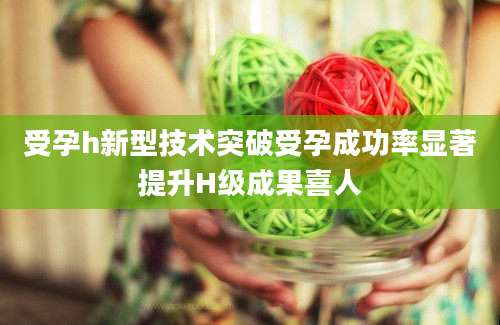受孕h新型技术突破受孕成功率显著提升H级成果喜人