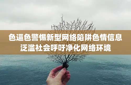 色逼色警惕新型网络陷阱色情信息泛滥社会呼吁净化网络环境