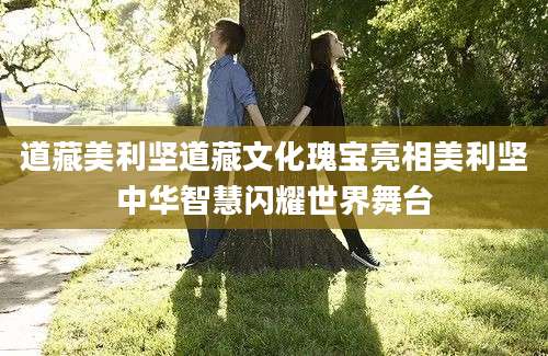 道藏美利坚道藏文化瑰宝亮相美利坚中华智慧闪耀世界舞台