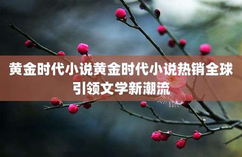 黄金时代小说黄金时代小说热销全球引领文学新潮流