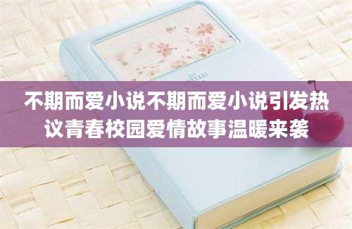 不期而爱小说不期而爱小说引发热议青春校园爱情故事温暖来袭