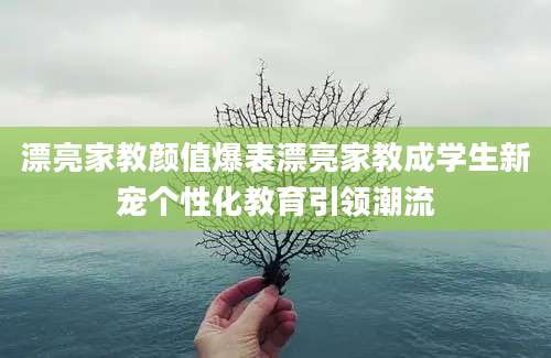 漂亮家教颜值爆表漂亮家教成学生新宠个性化教育引领潮流