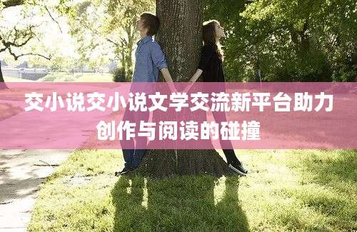 交小说交小说文学交流新平台助力创作与阅读的碰撞