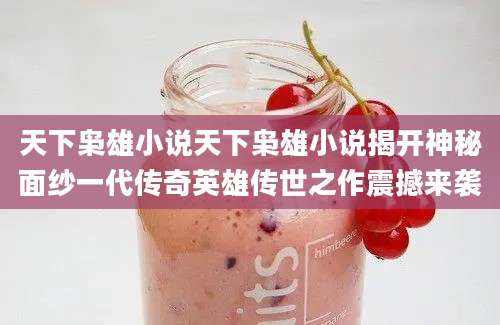 天下枭雄小说天下枭雄小说揭开神秘面纱一代传奇英雄传世之作震撼来袭