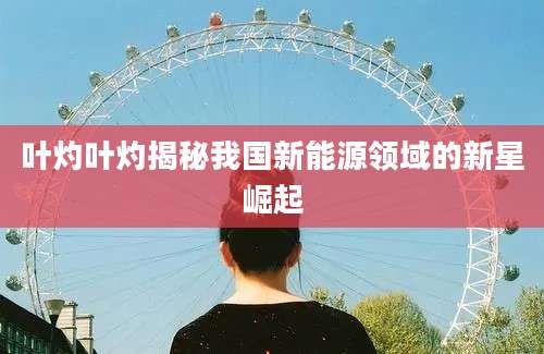 叶灼叶灼揭秘我国新能源领域的新星崛起