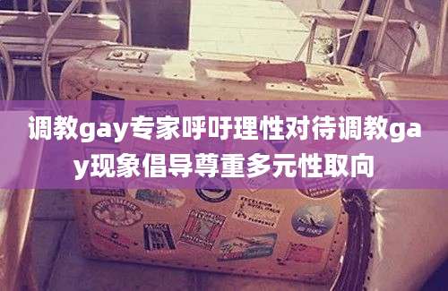 调教gay专家呼吁理性对待调教gay现象倡导尊重多元性取向
