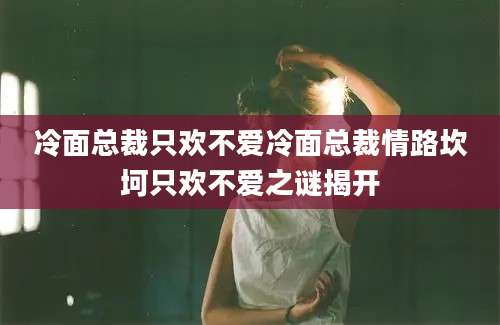 冷面总裁只欢不爱冷面总裁情路坎坷只欢不爱之谜揭开