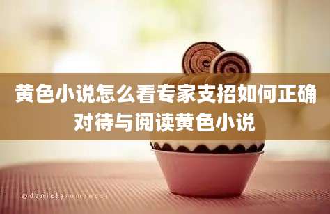 黄色小说怎么看专家支招如何正确对待与阅读黄色小说