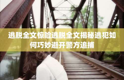 逃脱全文惊险逃脱全文揭秘逃犯如何巧妙避开警方追捕