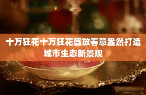 十万狂花十万狂花盛放春意盎然打造城市生态新景观