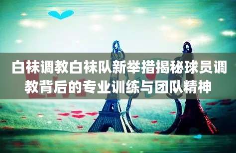 白袜调教白袜队新举措揭秘球员调教背后的专业训练与团队精神