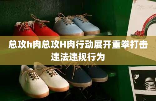 总攻h肉总攻H肉行动展开重拳打击违法违规行为
