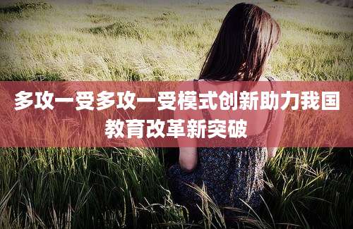 多攻一受多攻一受模式创新助力我国教育改革新突破