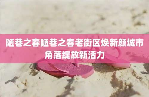 陋巷之春陋巷之春老街区焕新颜城市角落绽放新活力