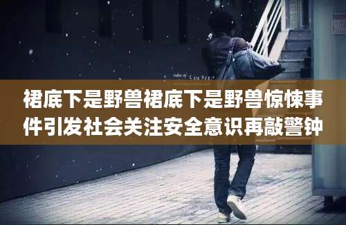 裙底下是野兽裙底下是野兽惊悚事件引发社会关注安全意识再敲警钟