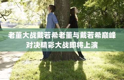 老董大战戴若希老董与戴若希巅峰对决精彩大战即将上演