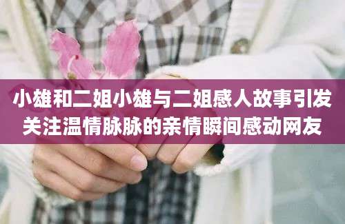 小雄和二姐小雄与二姐感人故事引发关注温情脉脉的亲情瞬间感动网友