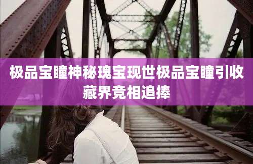 极品宝瞳神秘瑰宝现世极品宝瞳引收藏界竞相追捧