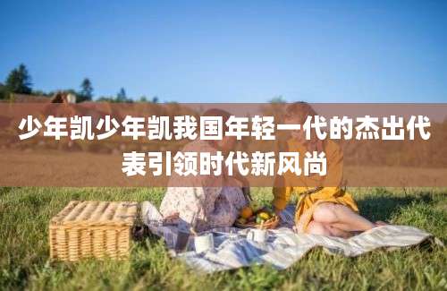 少年凯少年凯我国年轻一代的杰出代表引领时代新风尚