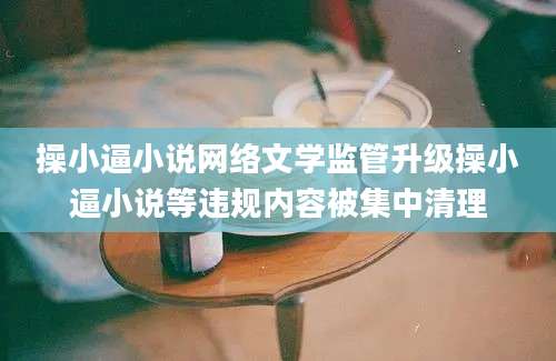 操小逼小说网络文学监管升级操小逼小说等违规内容被集中清理