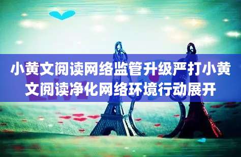 小黄文阅读网络监管升级严打小黄文阅读净化网络环境行动展开