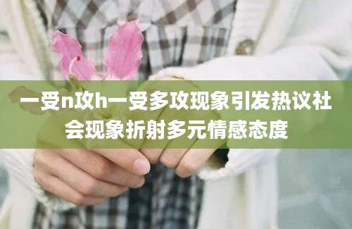 一受n攻h一受多攻现象引发热议社会现象折射多元情感态度