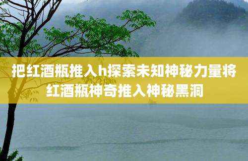 把红酒瓶推入h探索未知神秘力量将红酒瓶神奇推入神秘黑洞