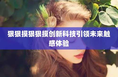 狠狠摸狠狠摸创新科技引领未来触感体验
