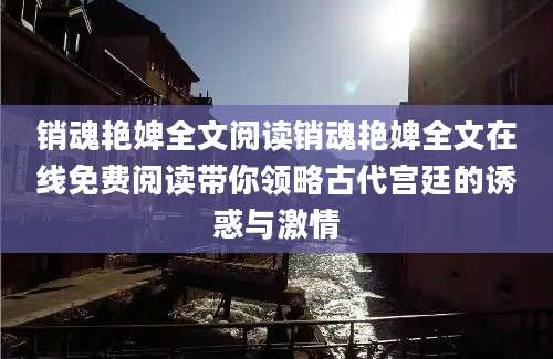 销魂艳婢全文阅读销魂艳婢全文在线免费阅读带你领略古代宫廷的诱惑与激情