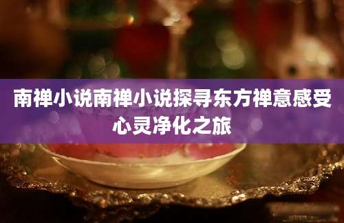 南禅小说南禅小说探寻东方禅意感受心灵净化之旅