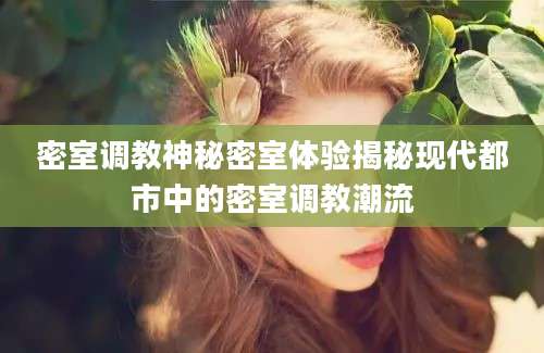 密室调教神秘密室体验揭秘现代都市中的密室调教潮流
