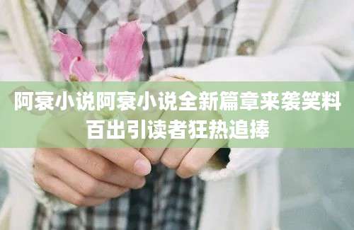 阿衰小说阿衰小说全新篇章来袭笑料百出引读者狂热追捧