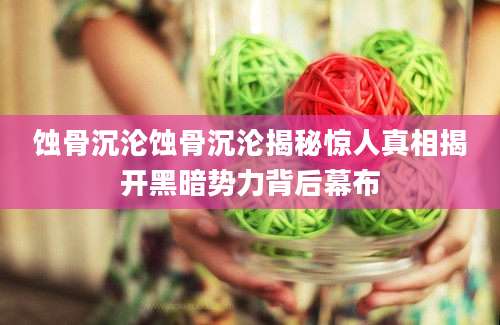蚀骨沉沦蚀骨沉沦揭秘惊人真相揭开黑暗势力背后幕布