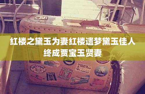 红楼之黛玉为妻红楼遗梦黛玉佳人终成贾宝玉贤妻