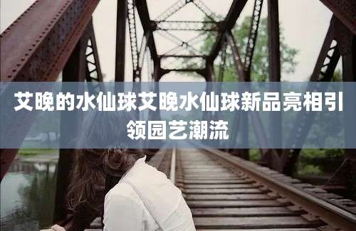 艾晚的水仙球艾晚水仙球新品亮相引领园艺潮流