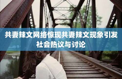 共妻辣文网络惊现共妻辣文现象引发社会热议与讨论