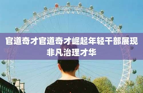 官道奇才官道奇才崛起年轻干部展现非凡治理才华