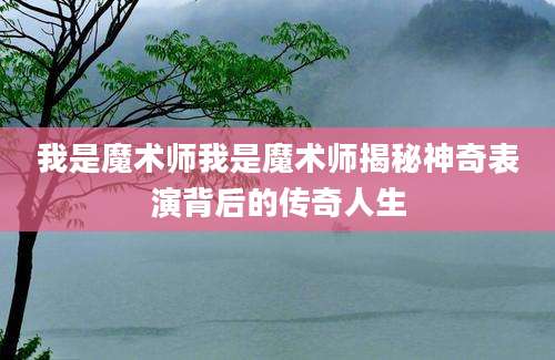 我是魔术师我是魔术师揭秘神奇表演背后的传奇人生