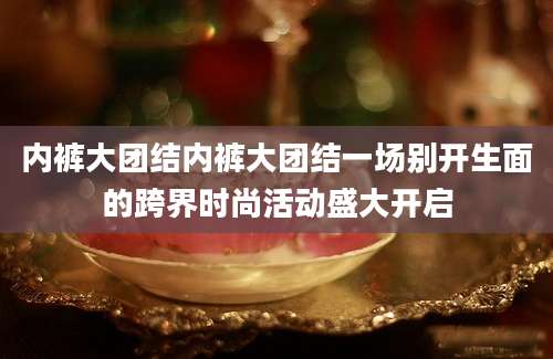 内裤大团结内裤大团结一场别开生面的跨界时尚活动盛大开启