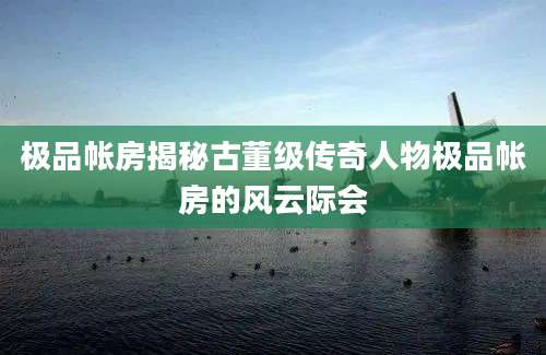 极品帐房揭秘古董级传奇人物极品帐房的风云际会