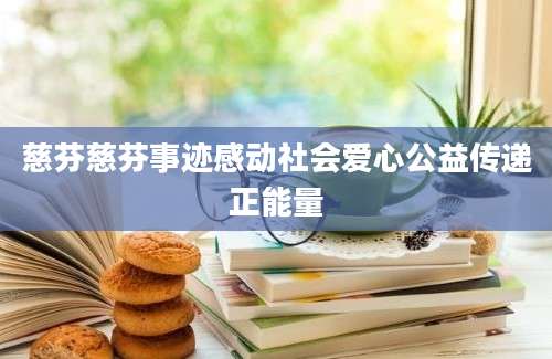 慈芬慈芬事迹感动社会爱心公益传递正能量