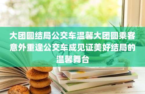 大团圆结局公交车温馨大团圆乘客意外重逢公交车成见证美好结局的温馨舞台