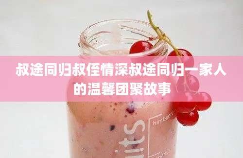 叔途同归叔侄情深叔途同归一家人的温馨团聚故事