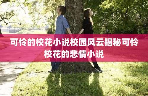 可怜的校花小说校园风云揭秘可怜校花的悲情小说