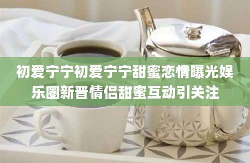 初爱宁宁初爱宁宁甜蜜恋情曝光娱乐圈新晋情侣甜蜜互动引关注