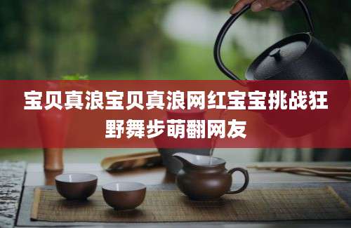 宝贝真浪宝贝真浪网红宝宝挑战狂野舞步萌翻网友