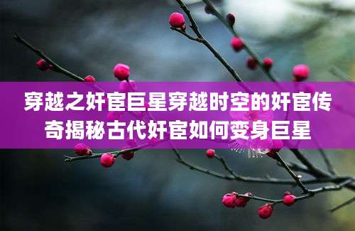 穿越之奸宦巨星穿越时空的奸宦传奇揭秘古代奸宦如何变身巨星