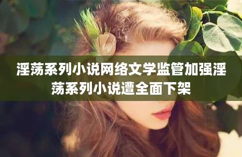 淫荡系列小说网络文学监管加强淫荡系列小说遭全面下架