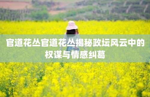 官道花丛官道花丛揭秘政坛风云中的权谋与情感纠葛