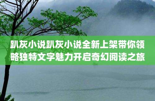 趴灰小说趴灰小说全新上架带你领略独特文字魅力开启奇幻阅读之旅